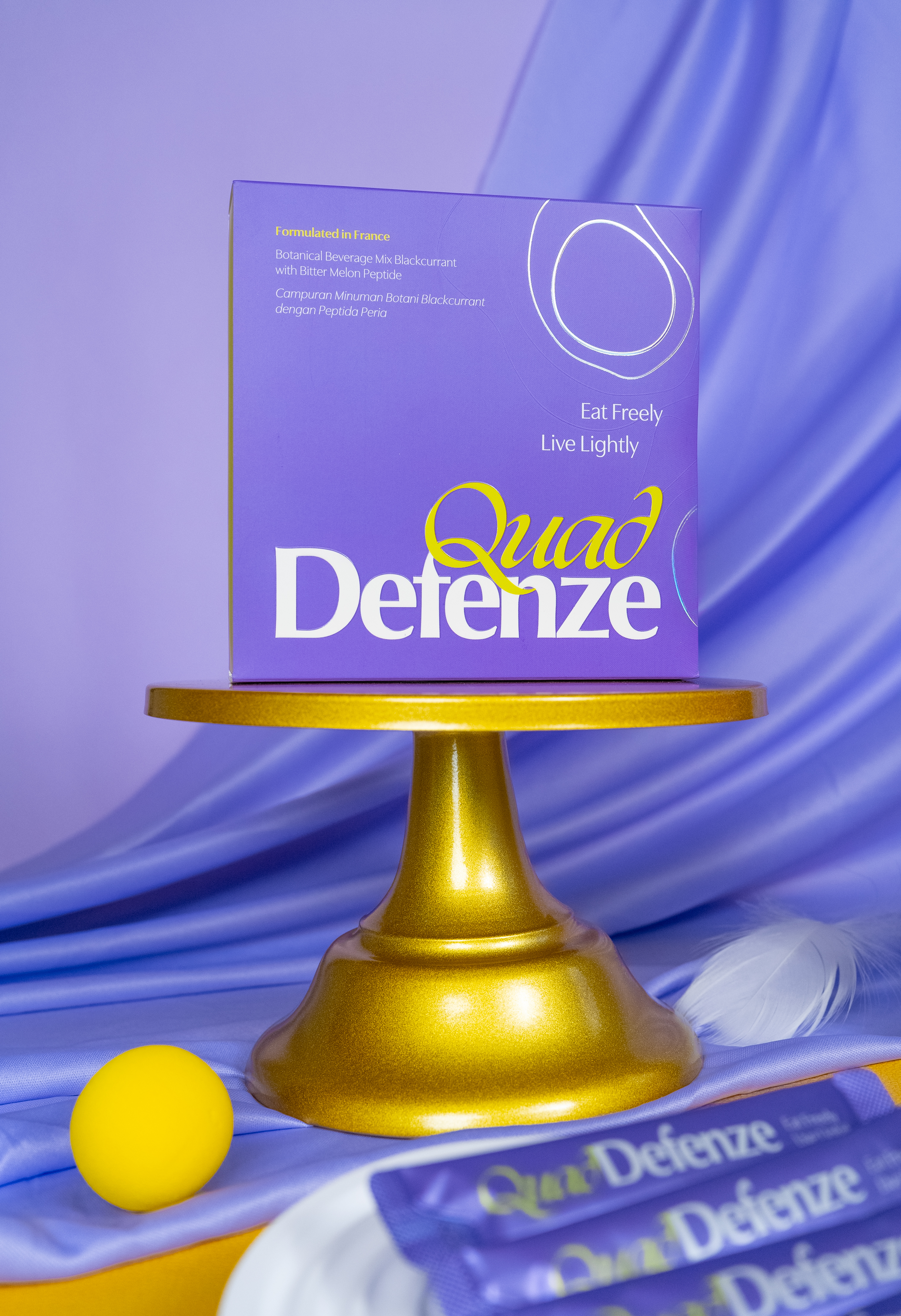 <h2><strong>QUAD DEFENZE<br></strong ></h2><h3>Eat Freely｜Live Lightly<br>四重护盾｜自在享食 </h3></br>